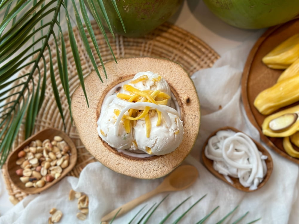 coconut ice cream